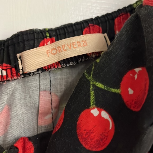 Cherry strapless dress size S - Picture 4 of 7